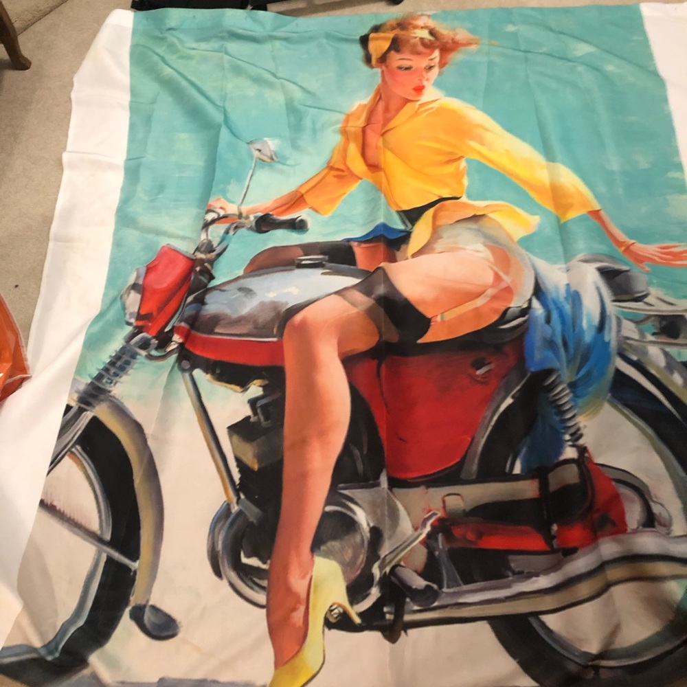 Pin Up Girl Shower Curtain